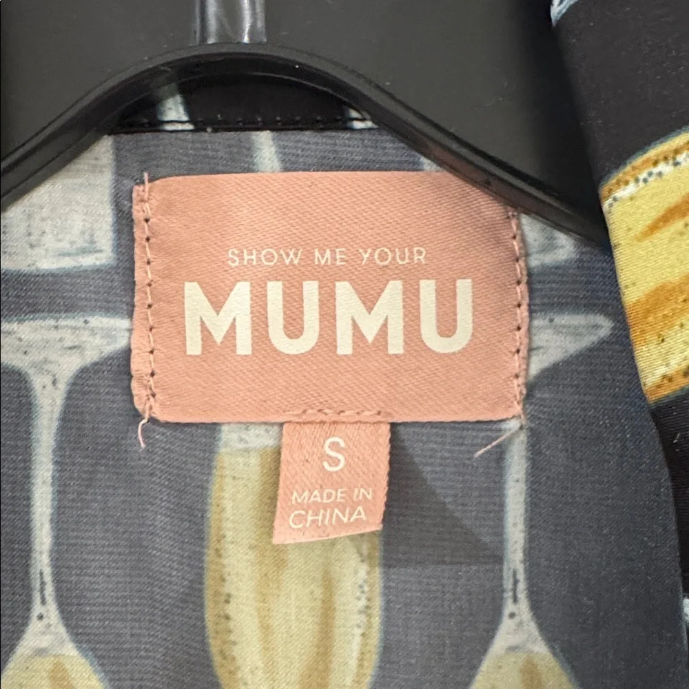Show Me Your Mumu Classic PJ Set, Champagne Silky, Size Small